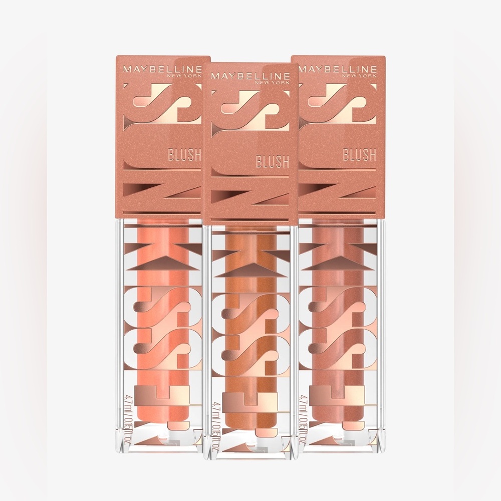 A Bundle of 3 Maybelline Sunkisser Liquid Blush shades 1,5,11
